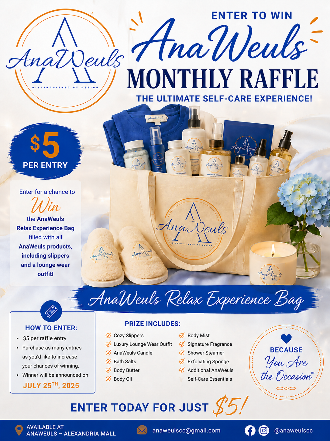 AnaWeuls Relax Experience RAFFLE