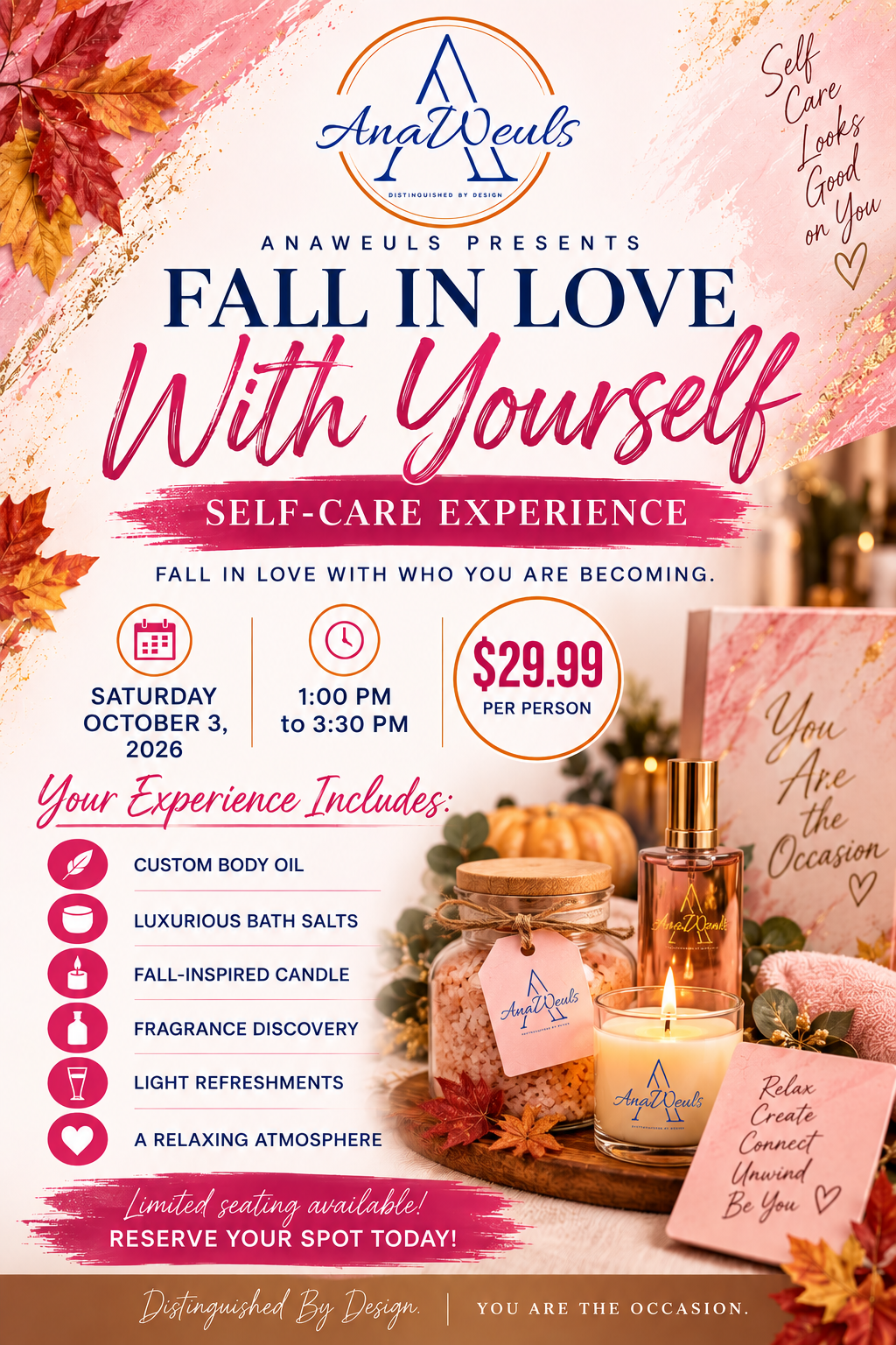 FALL IN LOVE WITH YOURSELF!