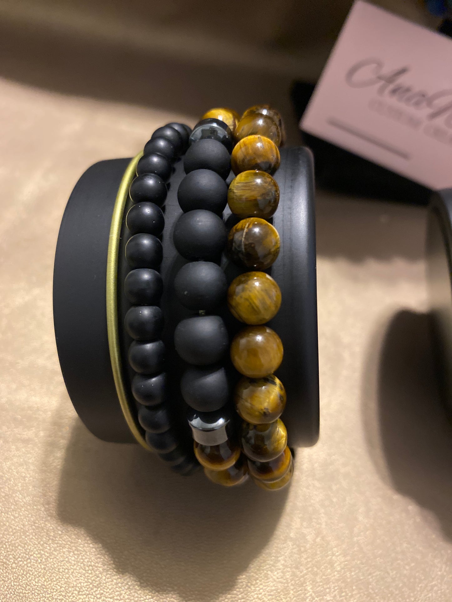 Gentlemen’s Black Matte Tiger Eye Hematite
