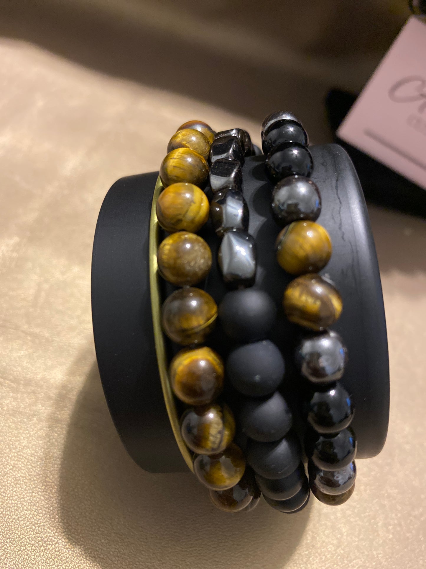 Gentlemen’s Black Matte Tiger Eye Hematite