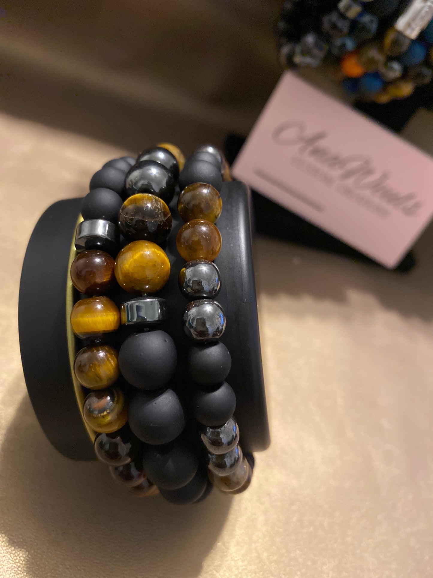 Gentlemen’s Black Matte Tiger Eye Hematite